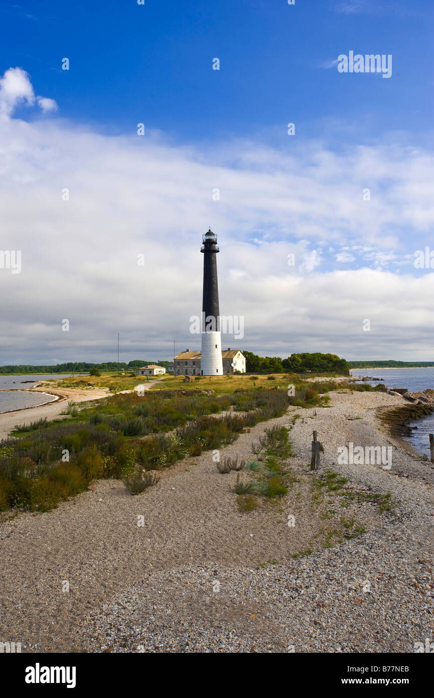 Lighthouse, Saeaere, Saaremaa, Baltic Sea Island, Estonia, Baltic States, Northeast Europe Stock Photo