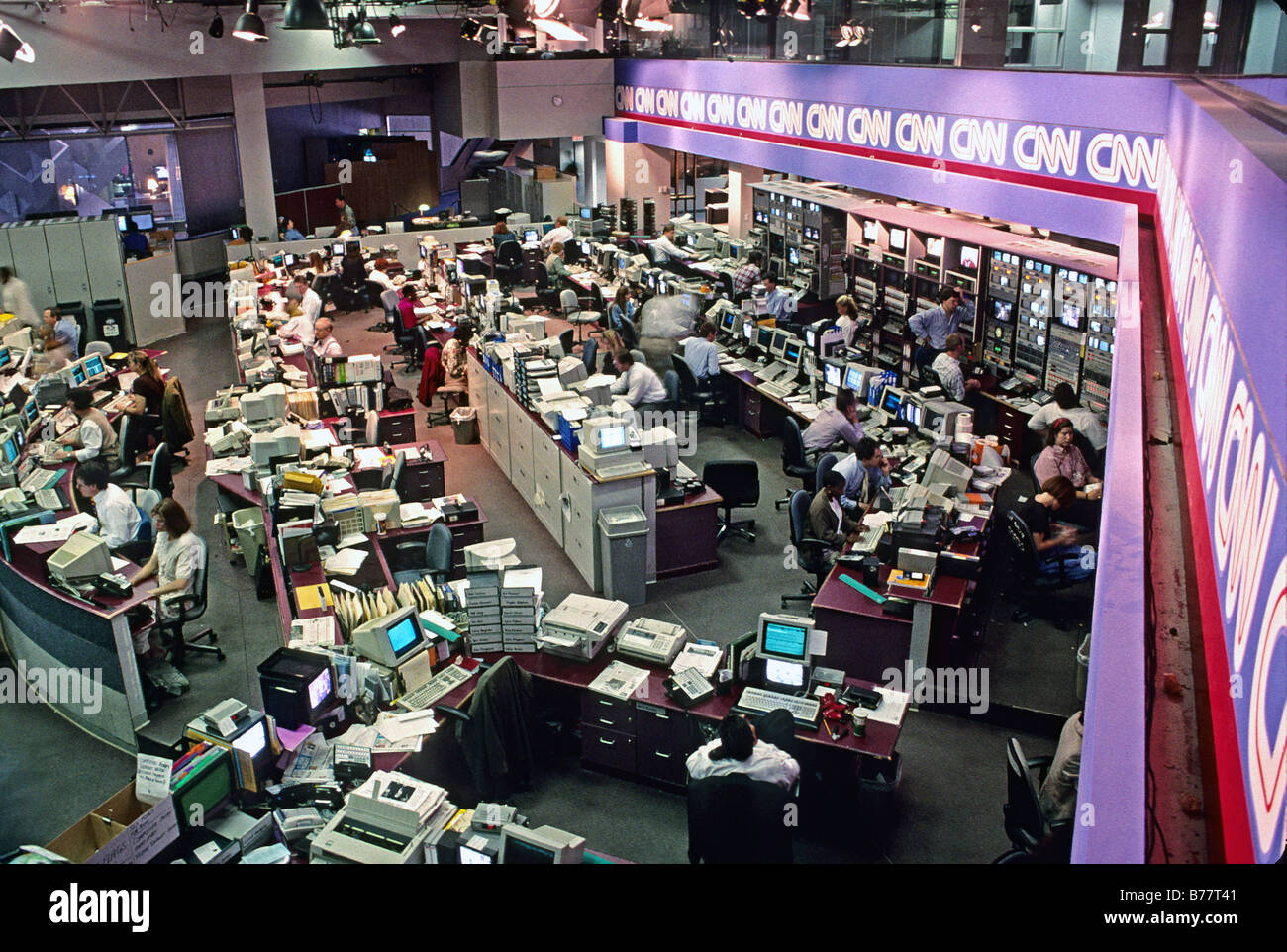 CNN Newsroom Atlanta,Georgia Stock Photo