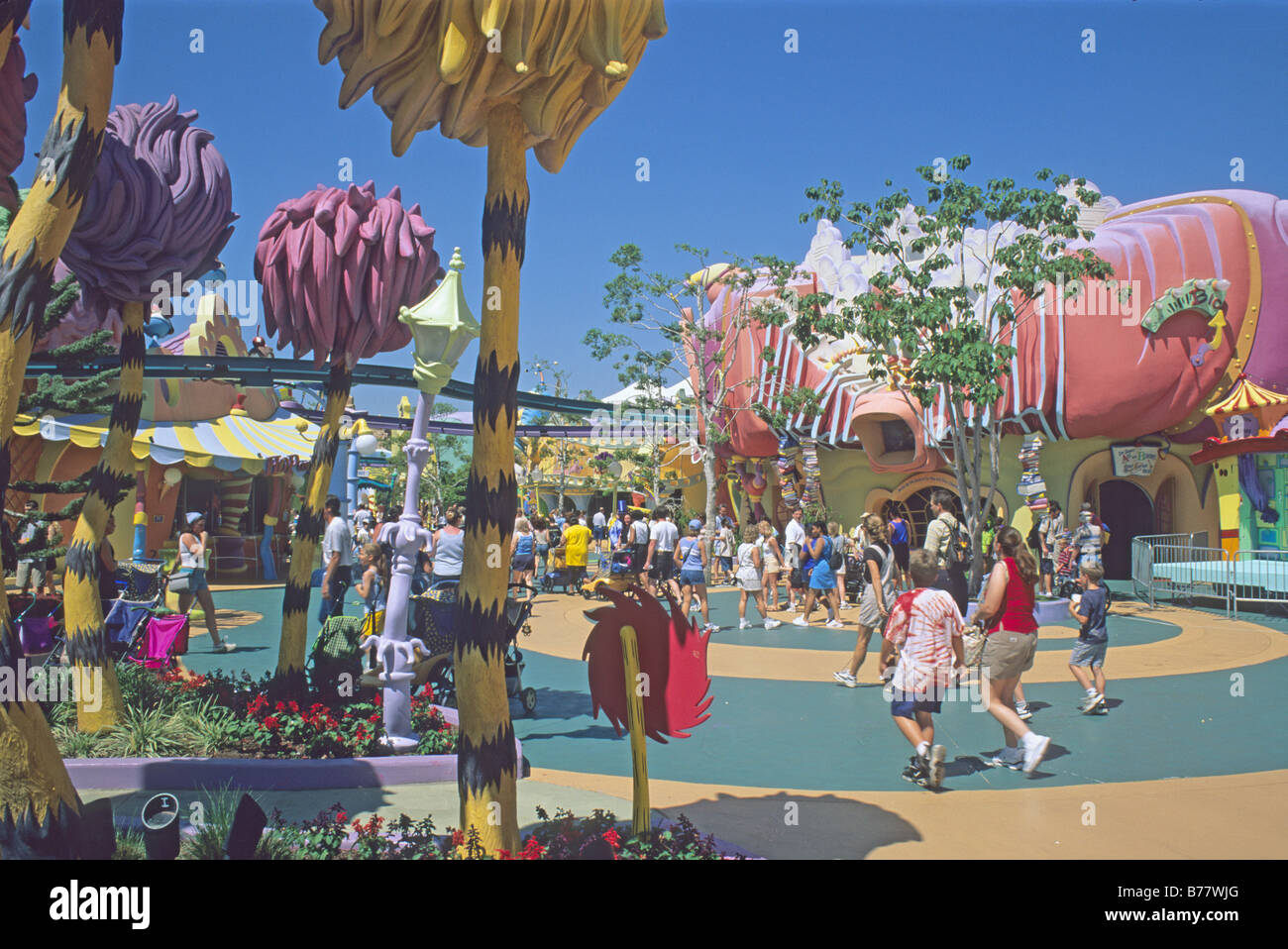 Seuss Landing Islands of Adventure Universal Studios Orlando Florida Stock Photo