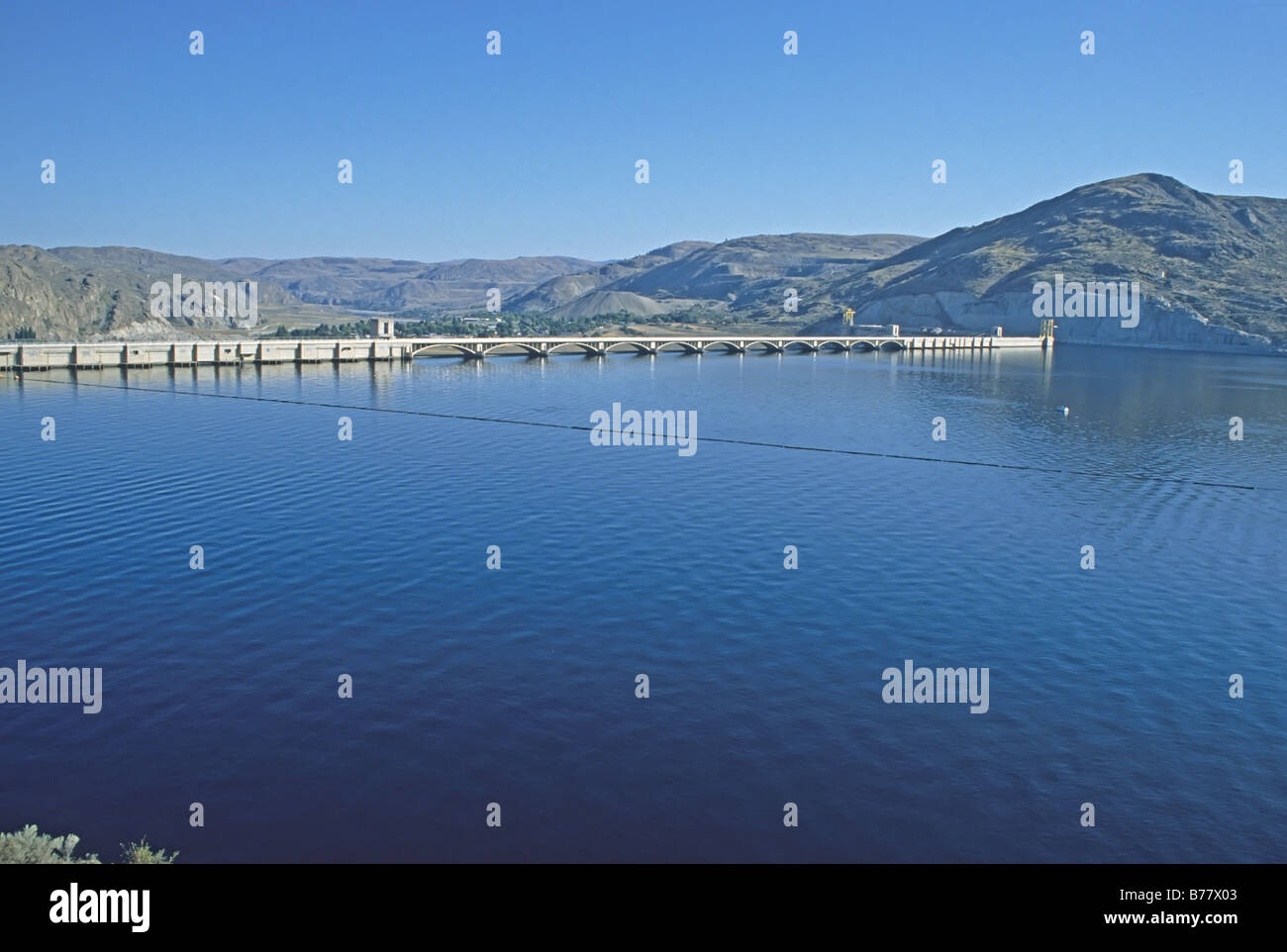 Grand Coulee Dam on Columbia River Washington Stock Photo Alamy