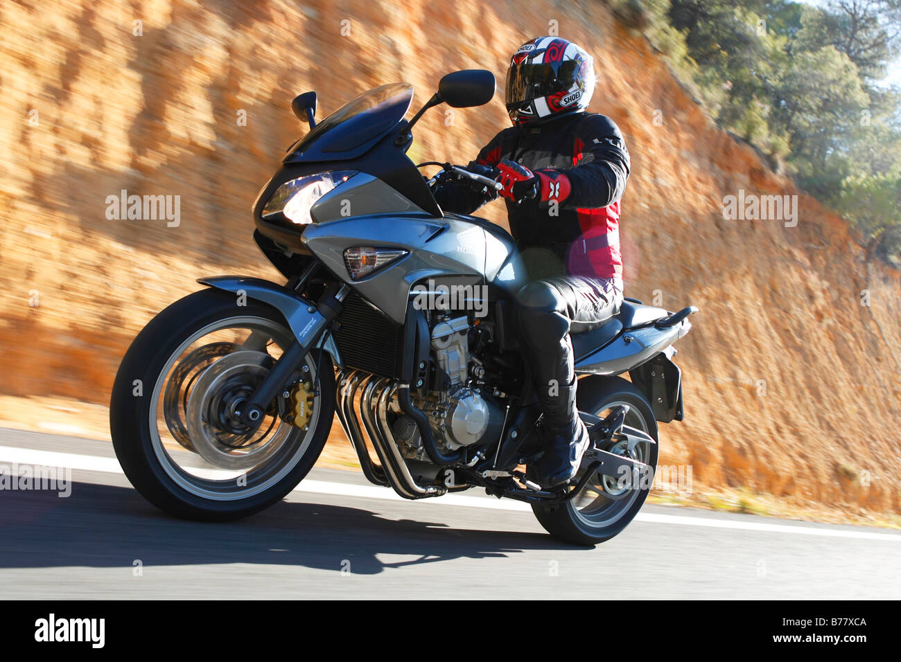 Motorbike, Honda CBF 600 Stock Photo