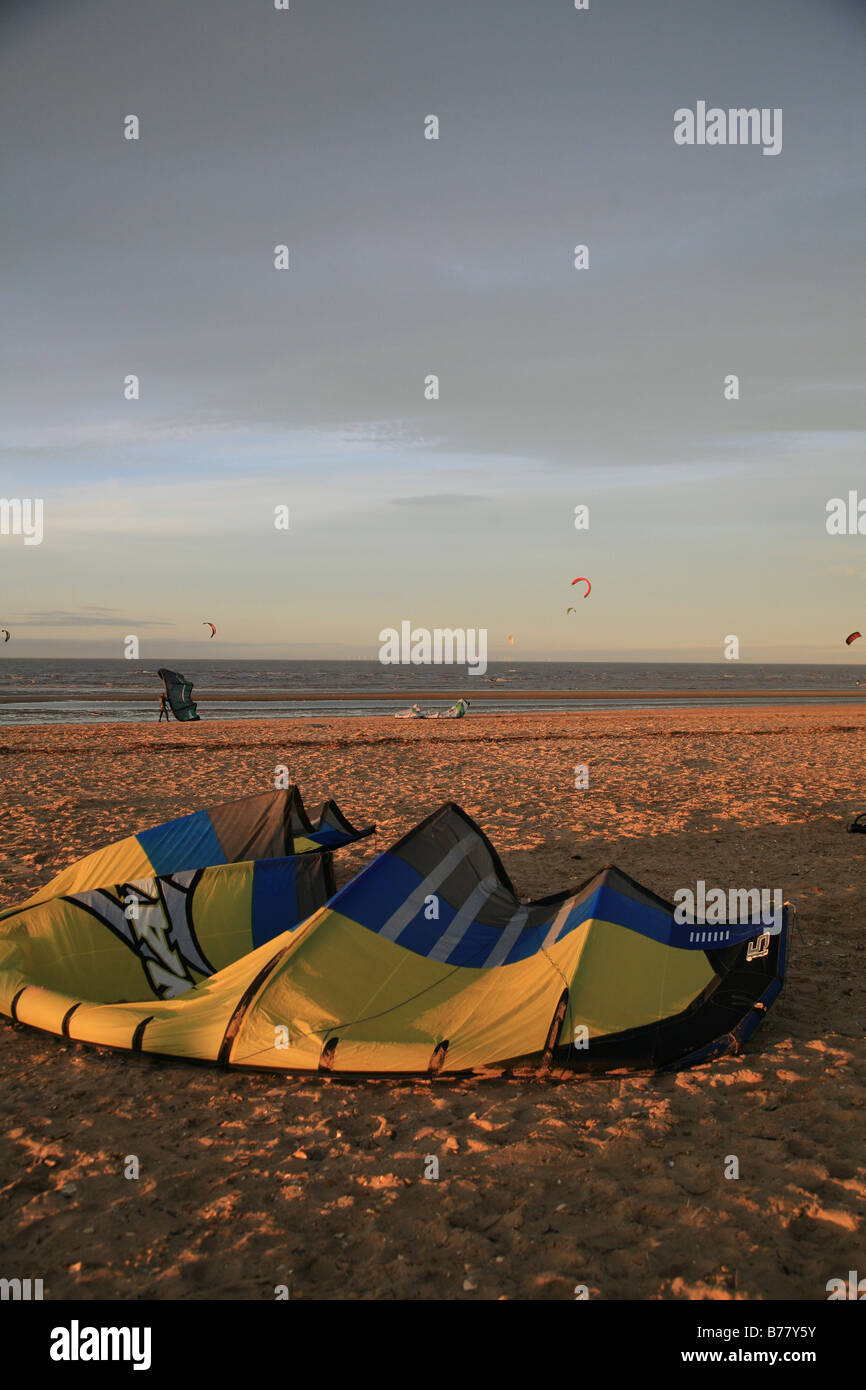 Kites on the Beach Stock Photo Alamy