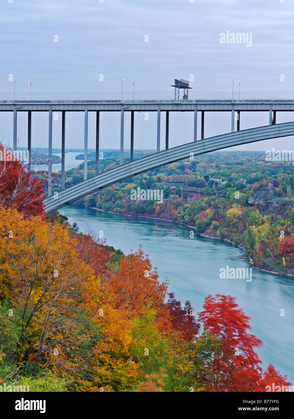 Canada Ontario Queenston Queenston Lewiston Bridge spanning the Niagara