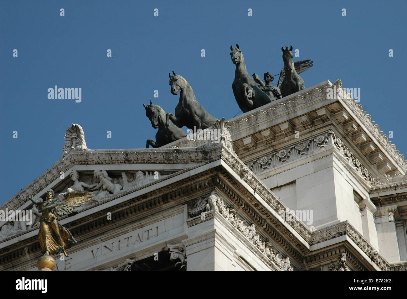 Victor Emmanuel monument Rome Stock Photo