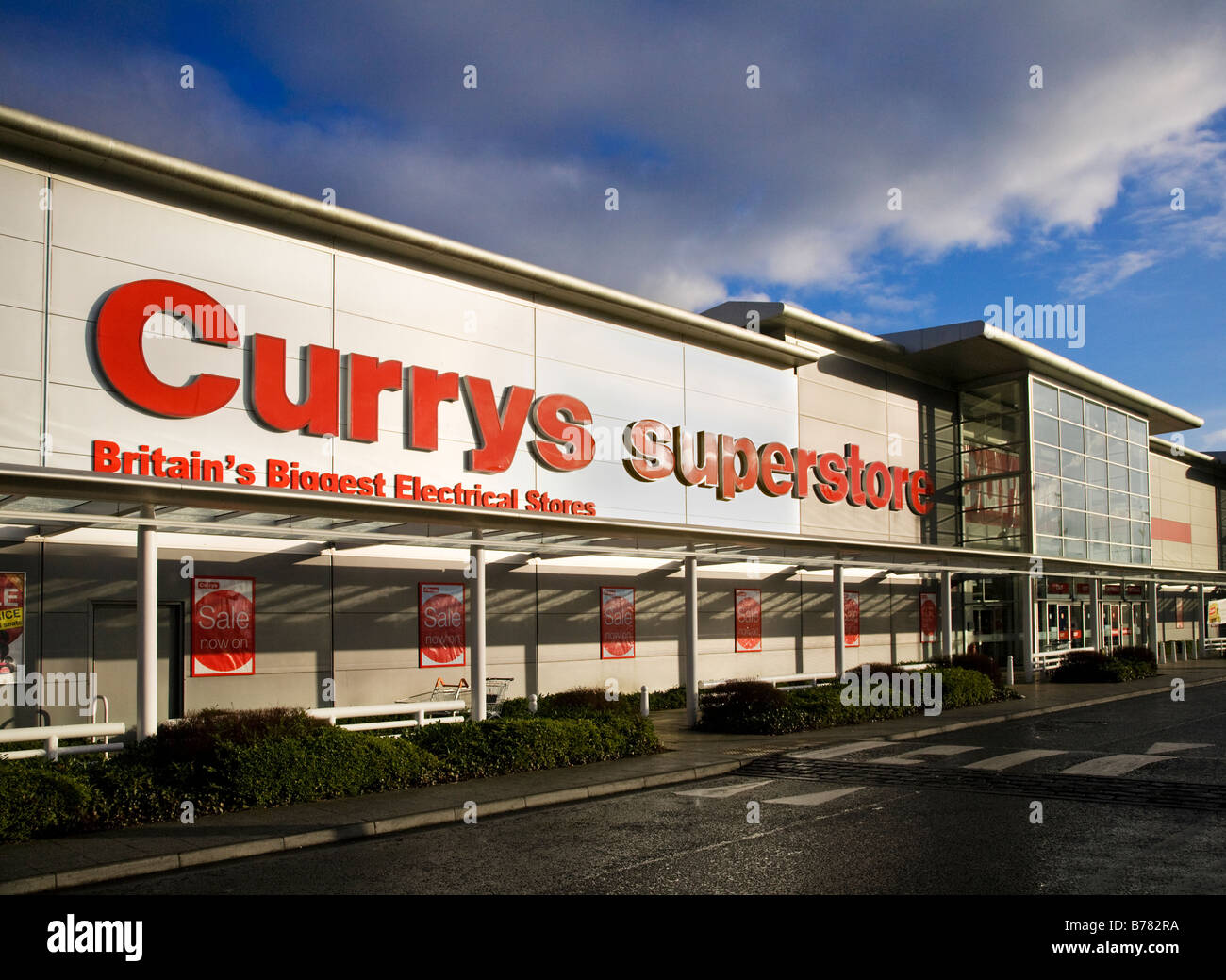 Currys Superstore at Braehead retail estate, Renfrewshire, Scotland. Stock Photo
