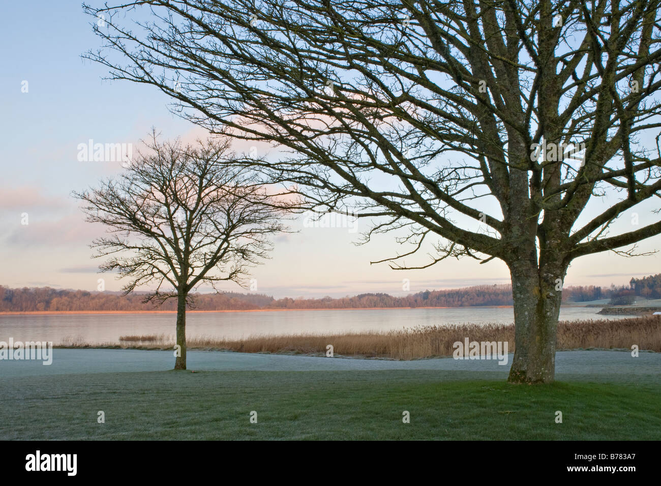 Dawn at Lough Erne Golf Resort Stock Photo