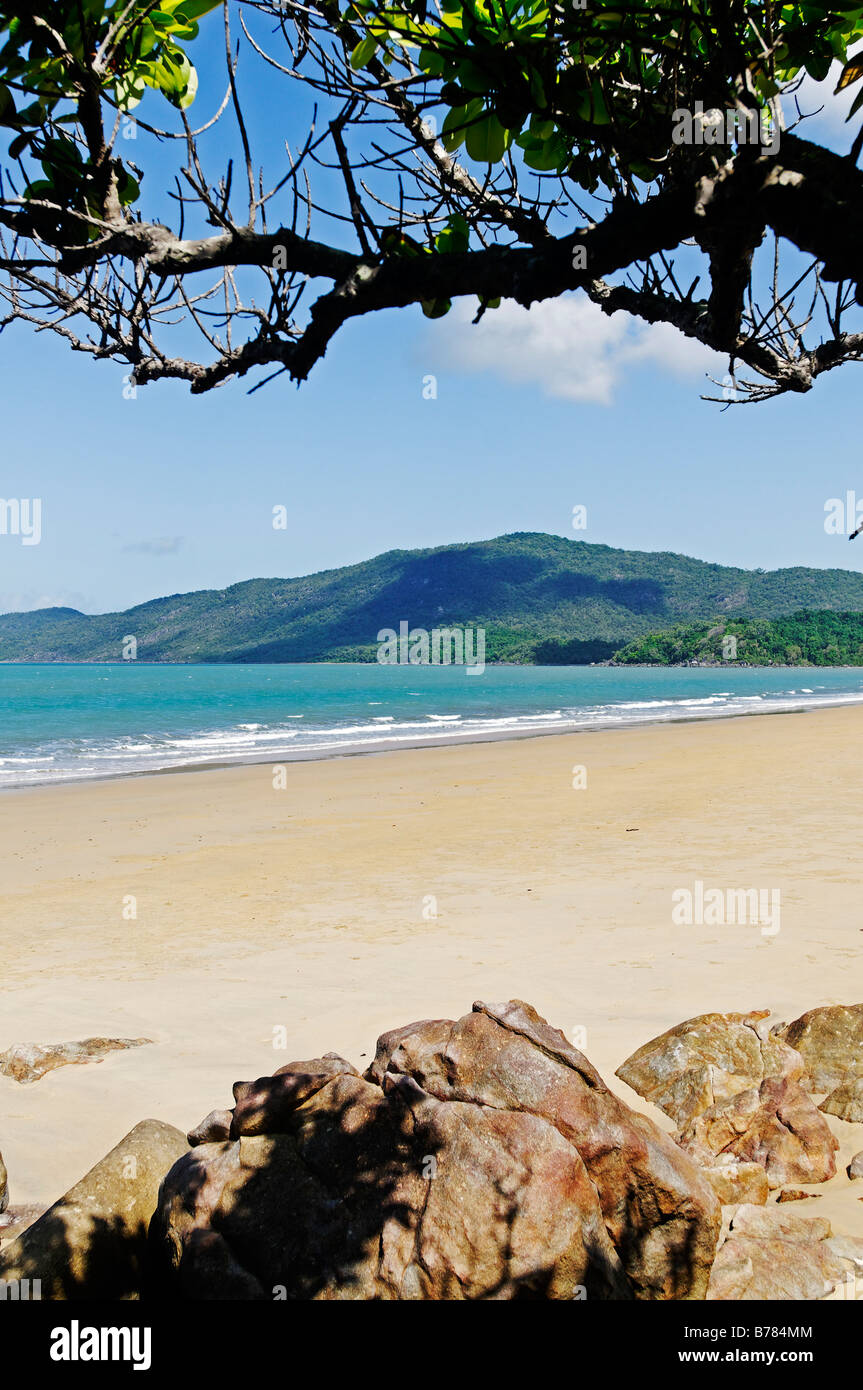 Beach at Hinchinbrook island, Hinchinbrook Island National Park, Queensland, Australia Stock Photo
