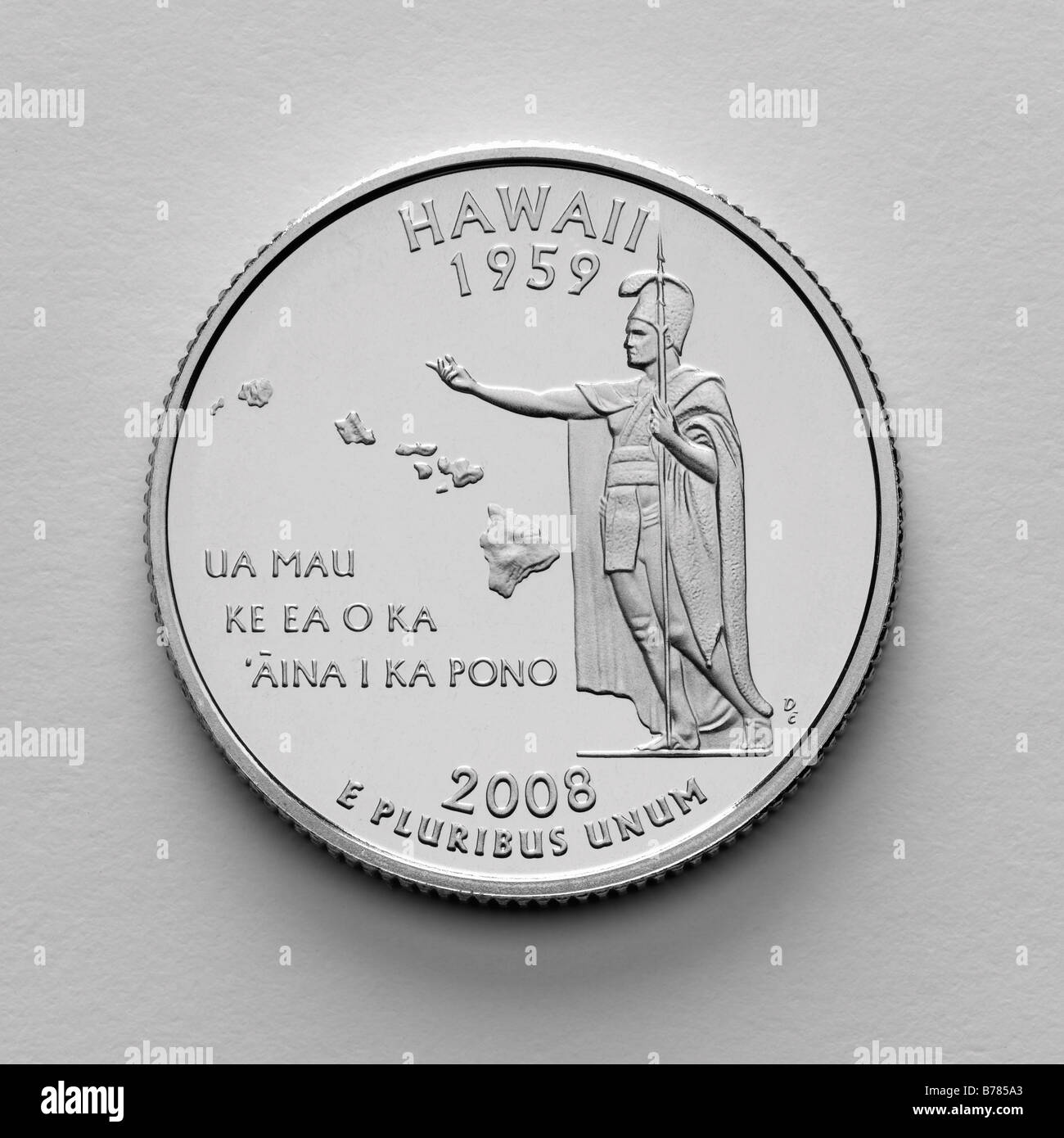 Hawaii state quarter Stock Photo Alamy
