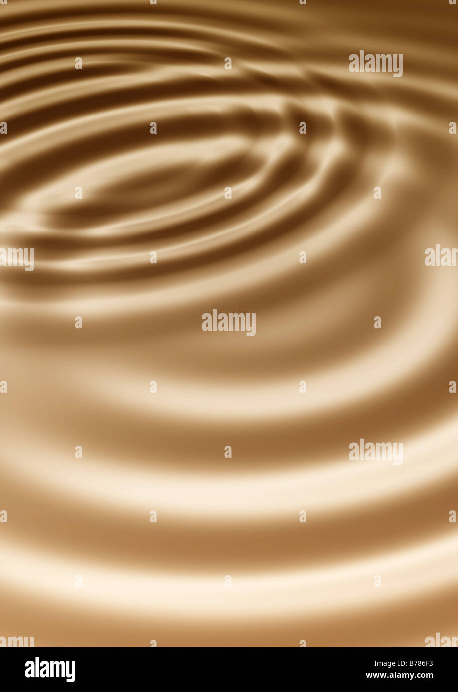 abstract image of chocolate colored ripples Stock Photo