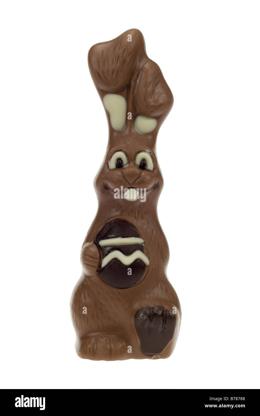 cute easter bunny isolated on a white background Stock Photo