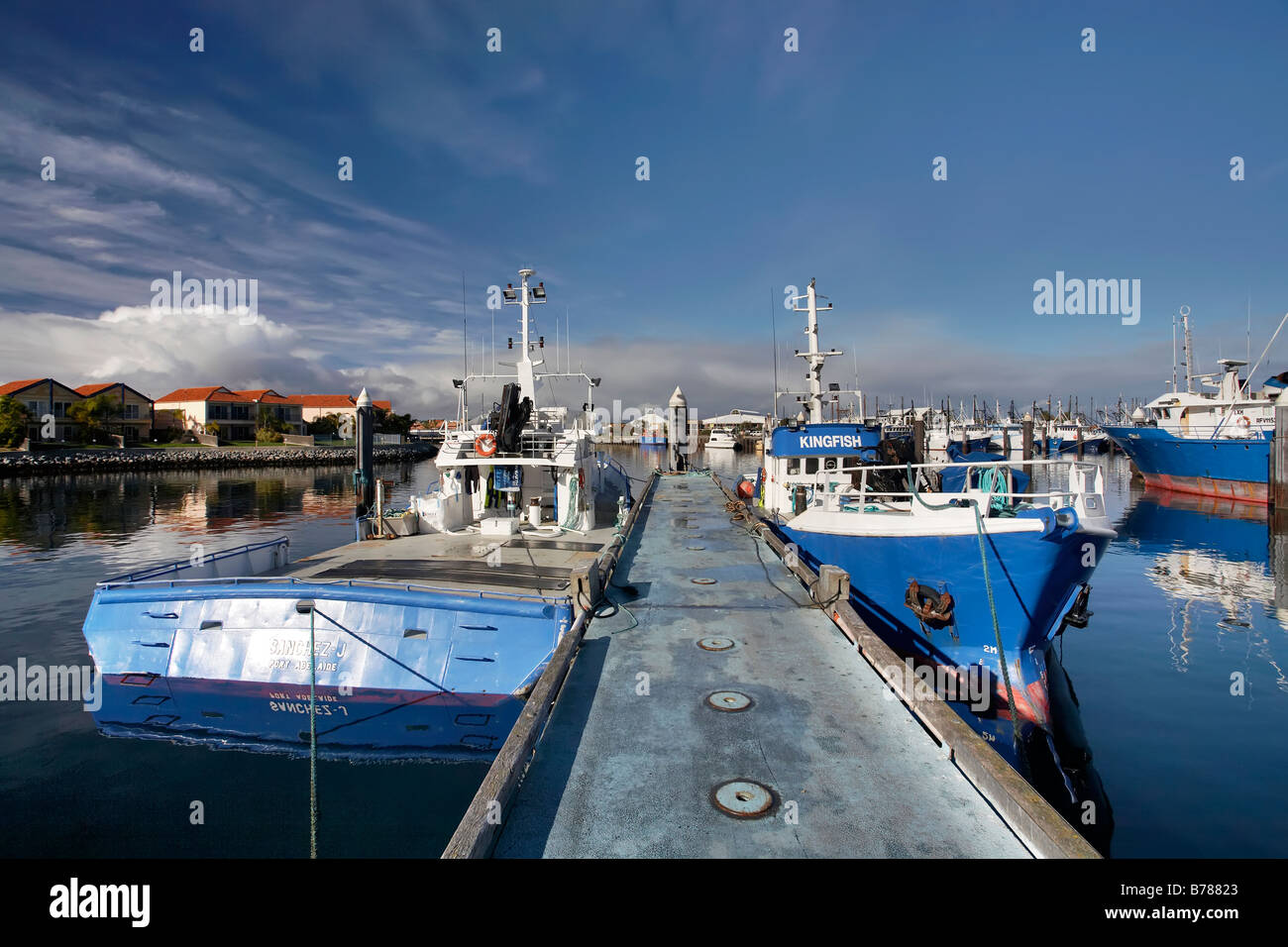 Port Lincoln Marina Stock Photo Alamy