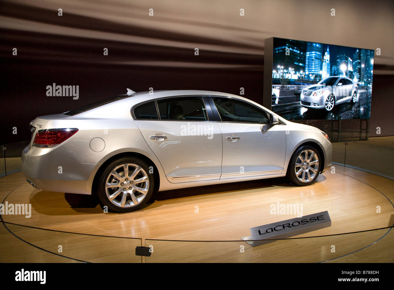 Detroit Michigan The Buick LaCrosse on display at the North American International Auto Show Stock Photo