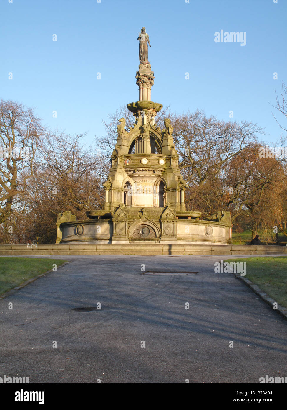 Stewart Memorial Fountain 1872 Kelvingrove Park Glasgow Stock Photo Alamy