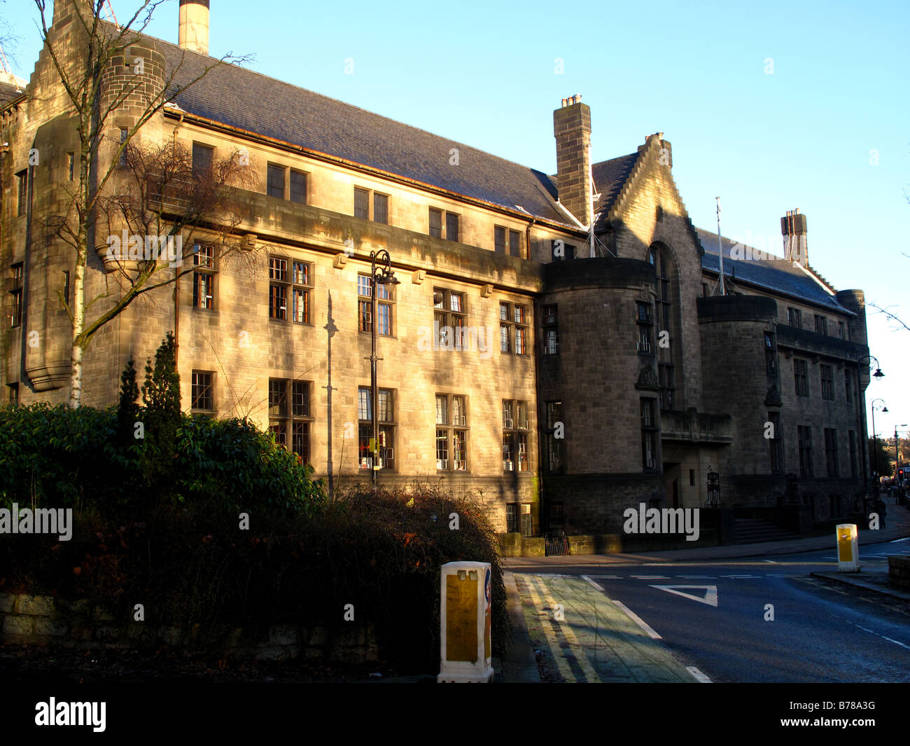 Glasgow University Mens Student Union building Stock Photo