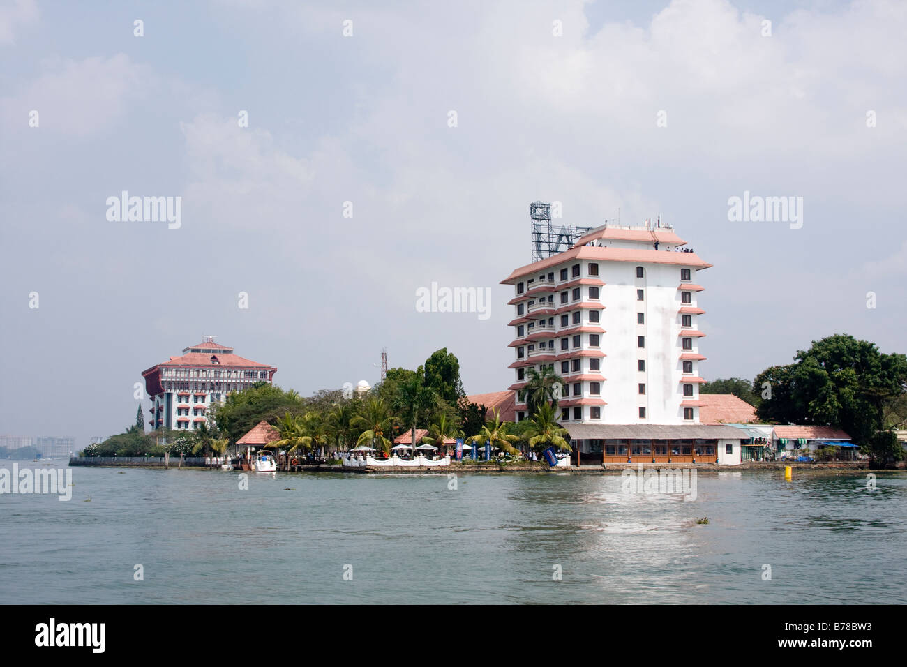 WATERFRONT BUILDINGS IN KOCHI, KERALA Stock Photo Alamy
