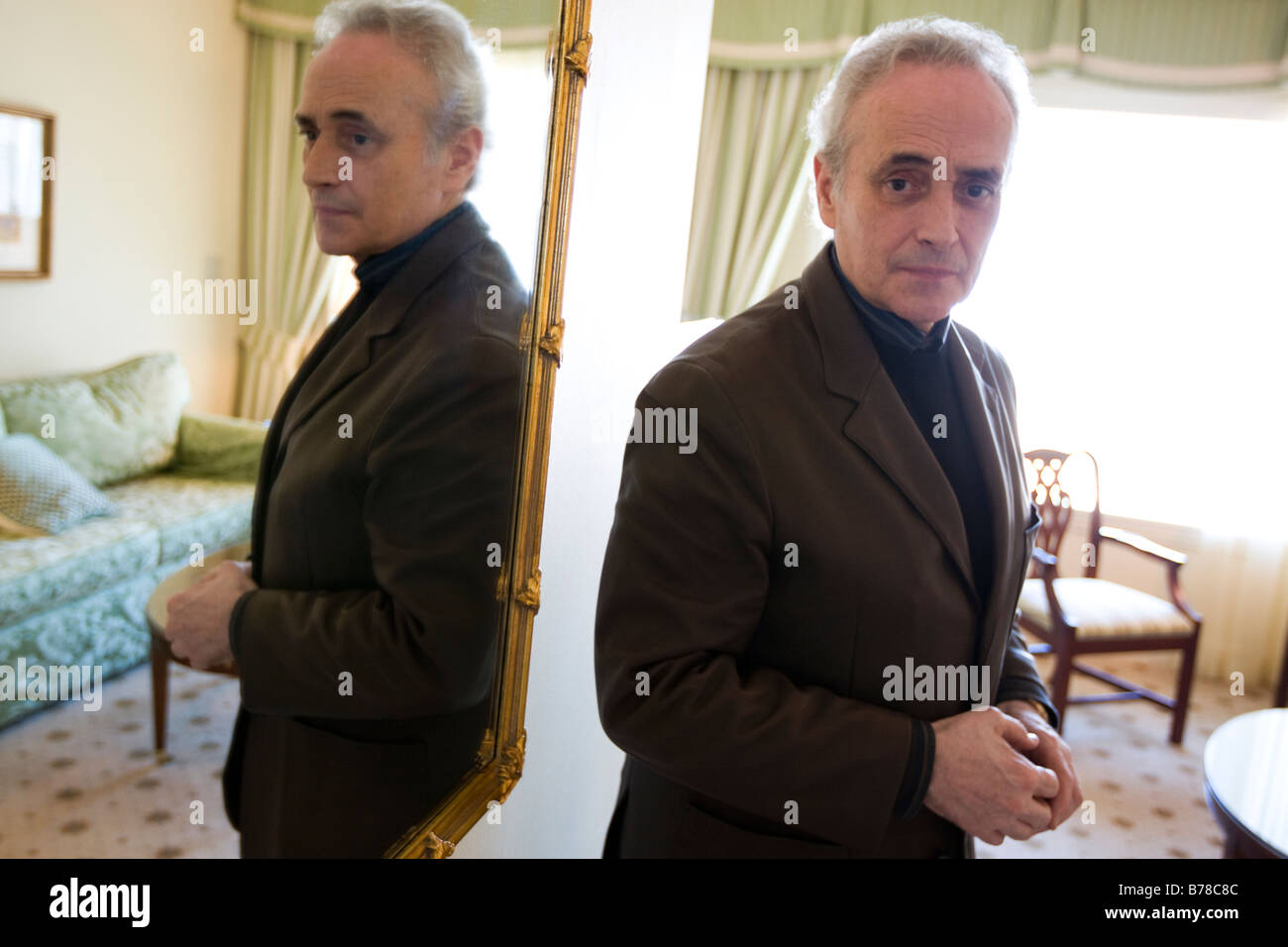 Catalonian born Jose Carreras tenor opera singer, Osaka, Japan. Wednesday 12th November 2008 Stock Photo