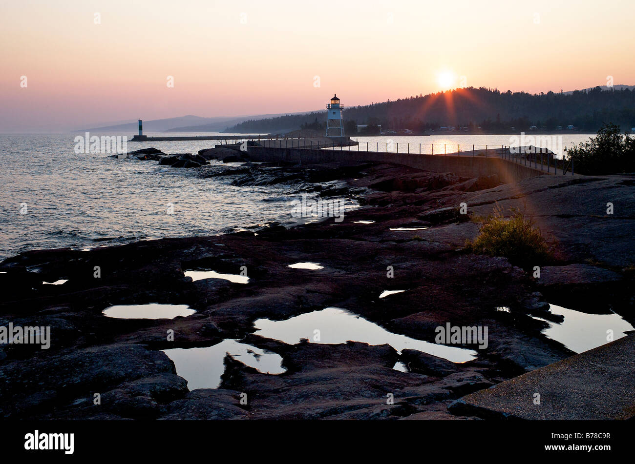 Walking the path along Artists Point Lake Superior s Grand Marais