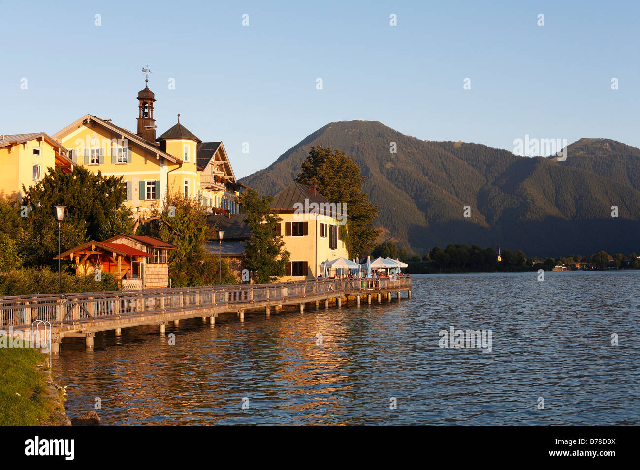 Tegernsee Lake Village Of Tegernsee And Wallberg Mountain Upper 
