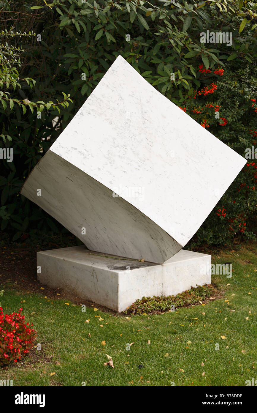 Arnold Schoenberg gravestone, Wiener Zentralfriedhof, cemetery, Vienna, Austria, Europe Stock Photo