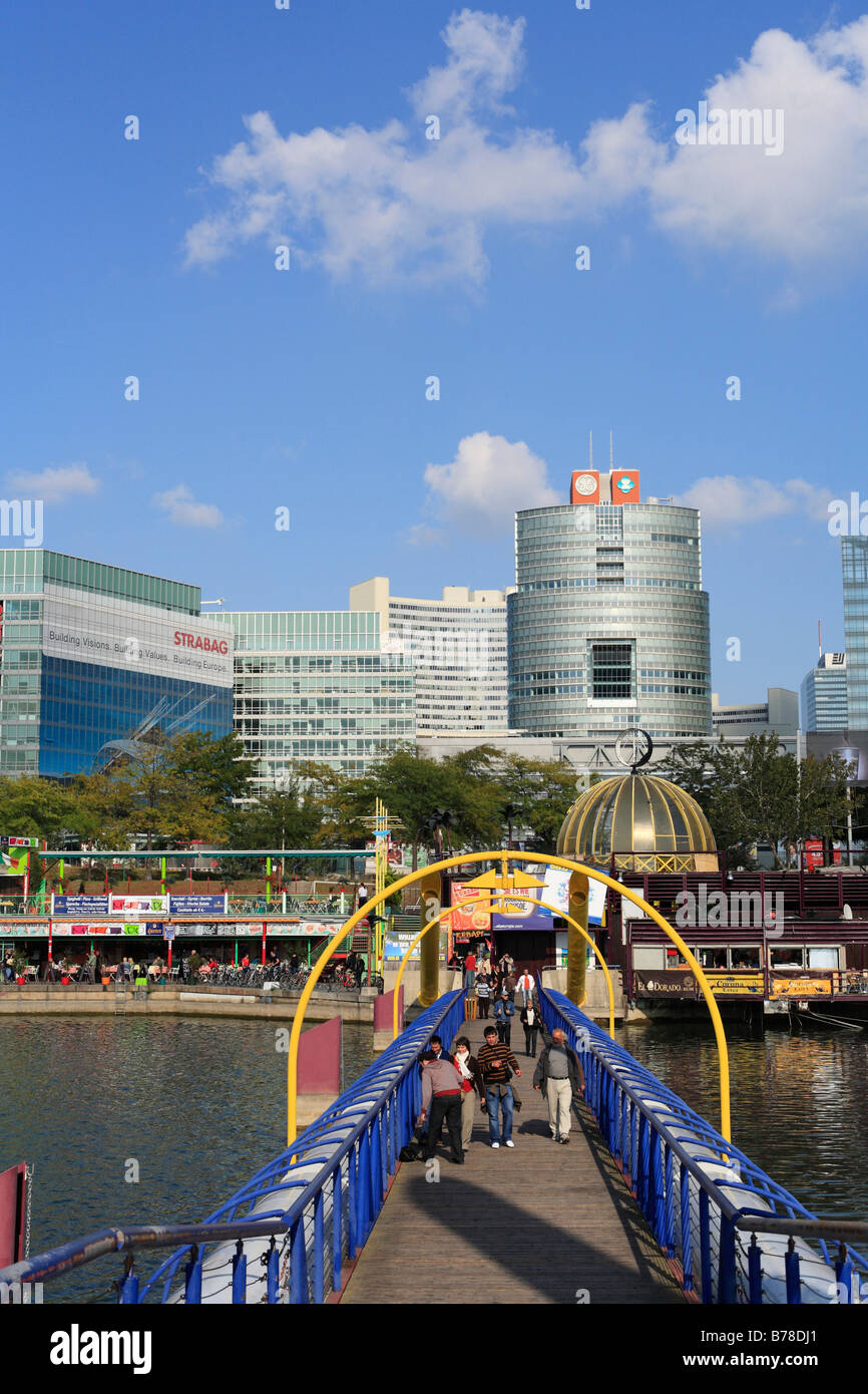 Donau City Neue Donau Seen From Donauinsel Vienna Austria Europe Stock Photo Alamy