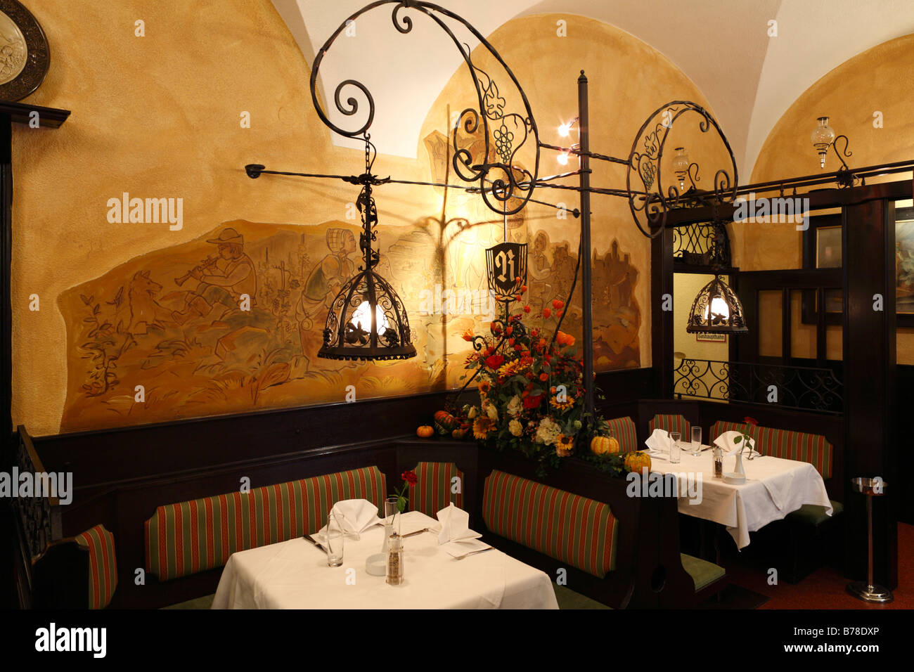 Restaurant Landhauskeller, Graz, Styria, Austria, Europe Stock Photo ...