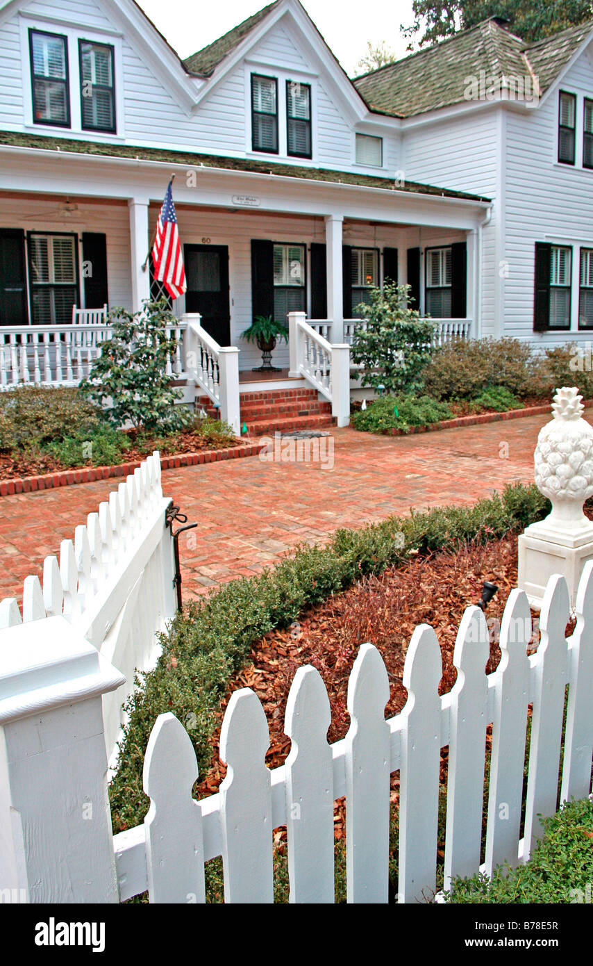Historic home Pinehurst North Carolina Stock Photo Alamy