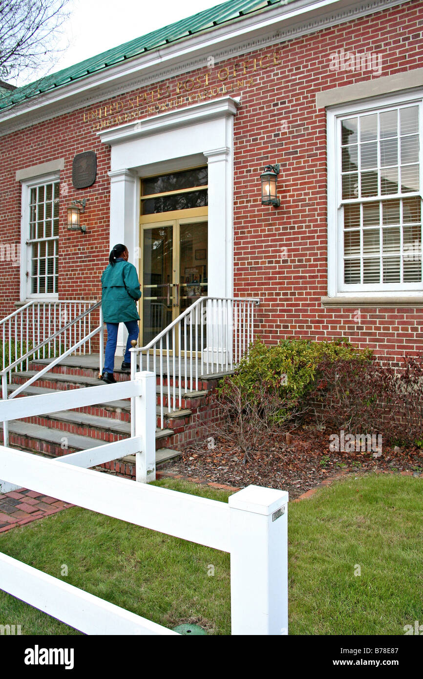 Post Office Pinehurst Village North Carolina Stock Photo Alamy