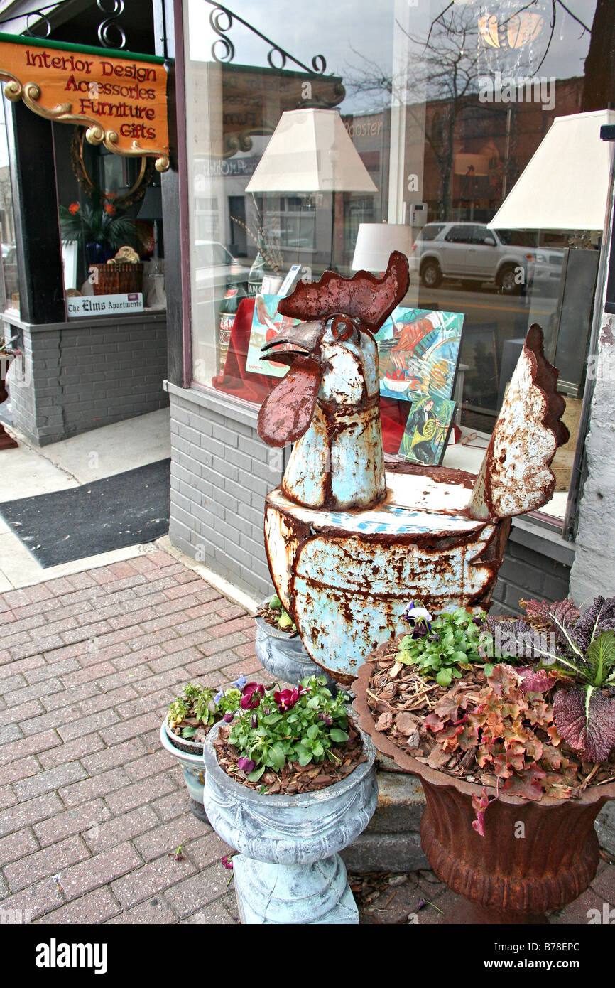 Antique store Elm Street Greensboro North Carolina Stock Photo Alamy