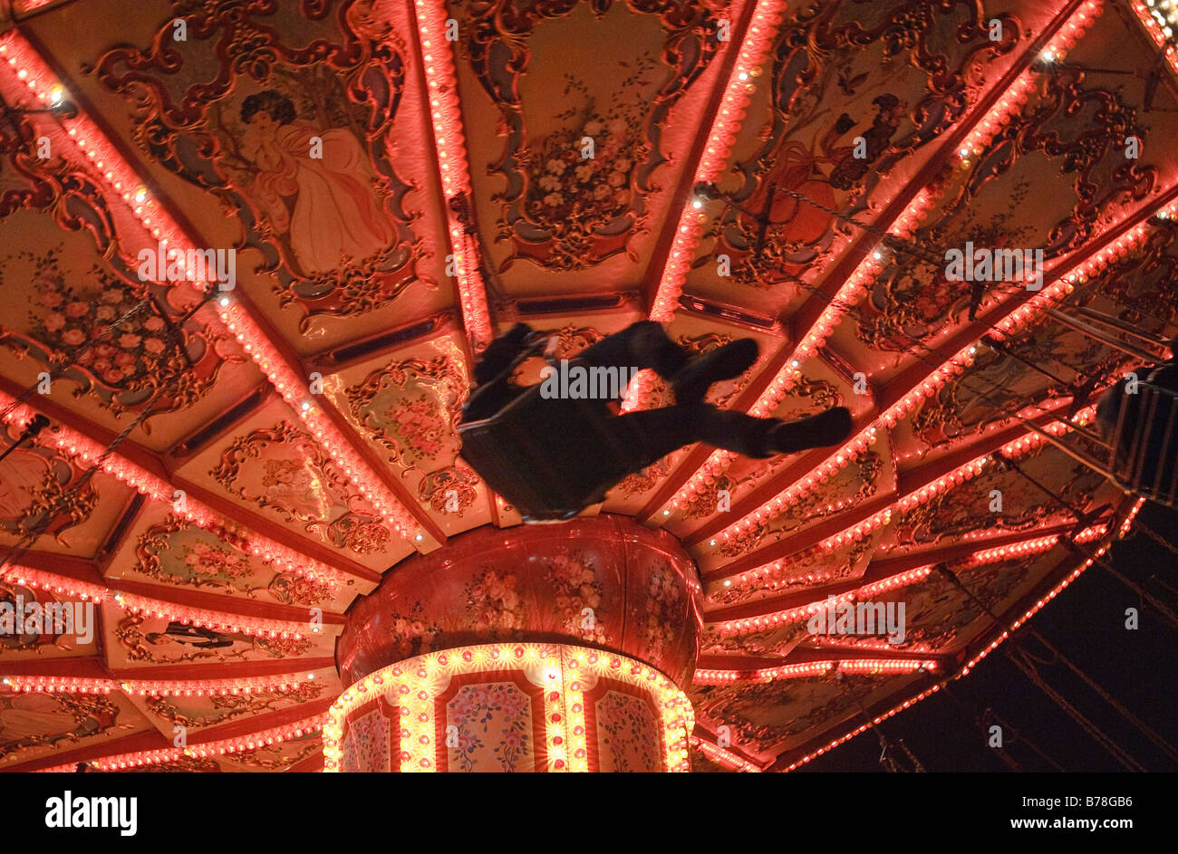 Funfair at Edinburgh's Christmas Winter Wonderland Stock Photo Alamy