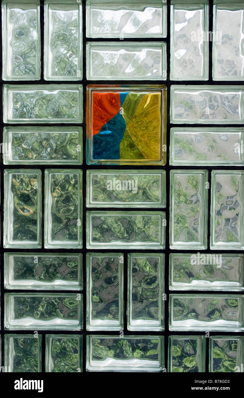 Glass Brick Wall Texture Stock Photos & Glass Brick Wall Texture Stock