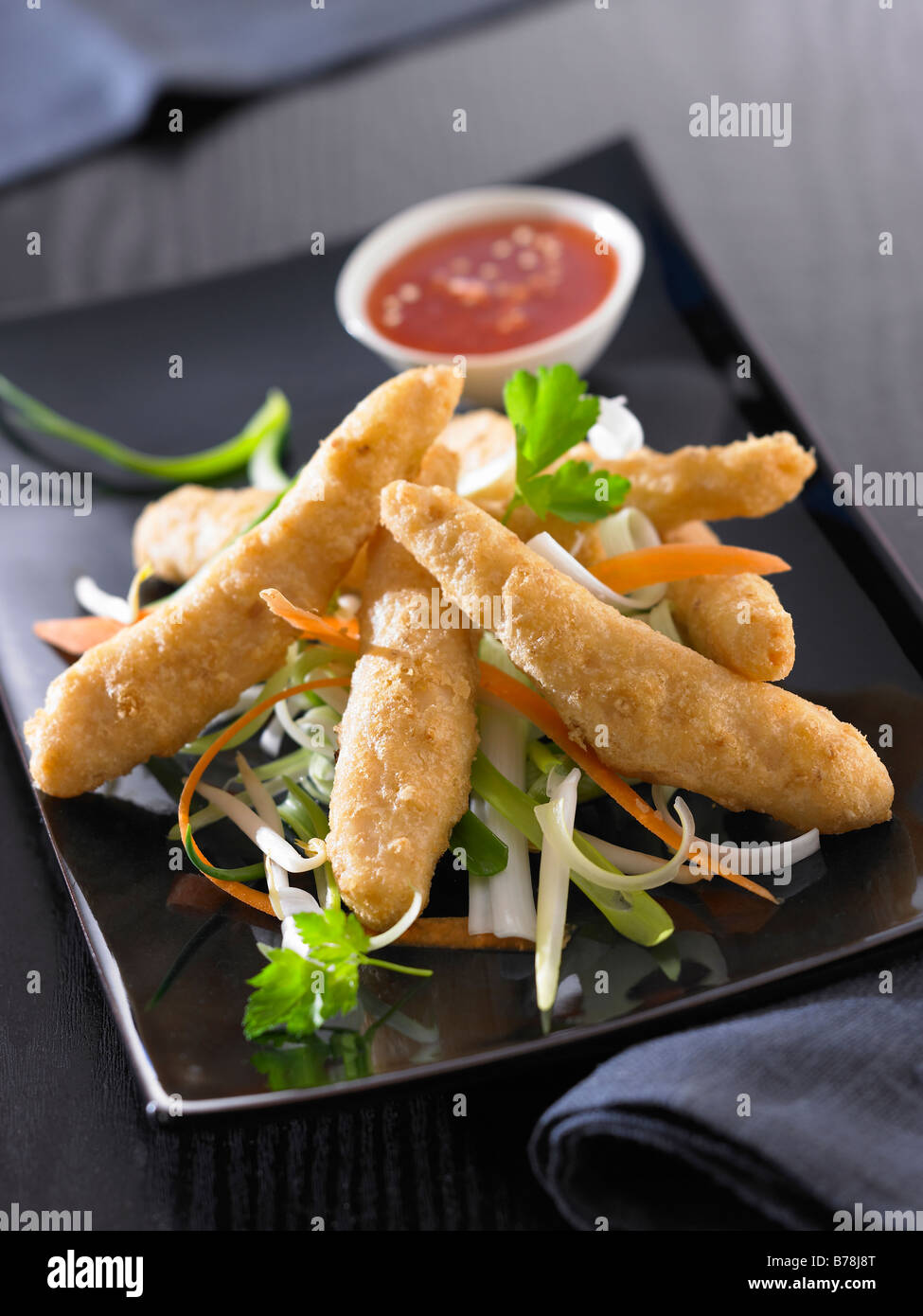Chicken goujon recipe hires stock photography and images Alamy