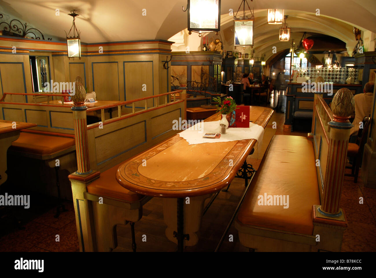 Ratskeller restaurant munich marienplatz hires stock photography and