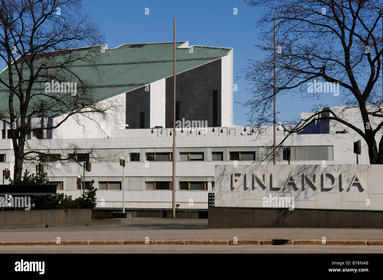 Finlandia Hall, cultural centre, Helsinki, Finland, Europe Stock Photo