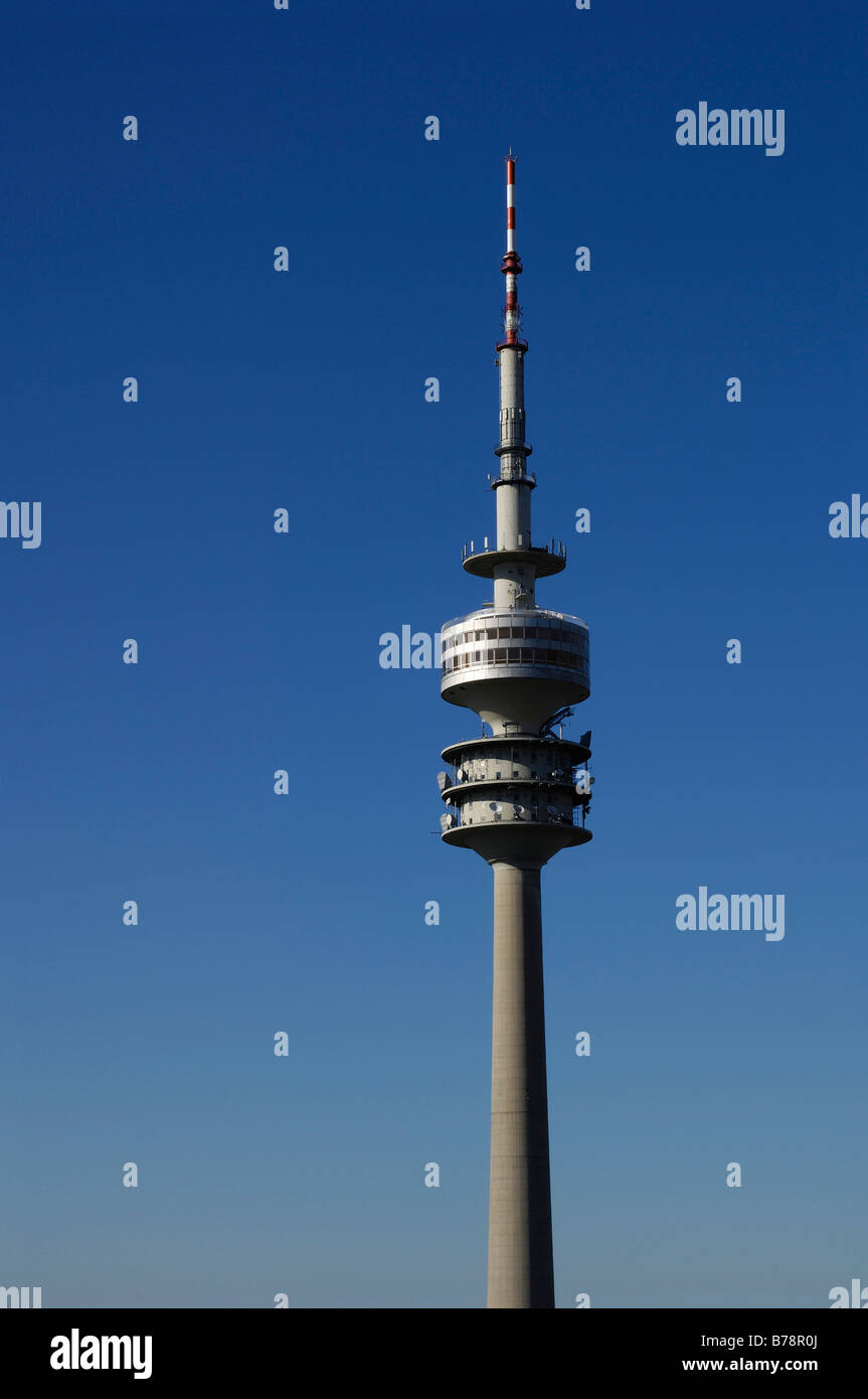 Olympiaturm, Munich, Bavaria, Germany, Europe Stock Photo