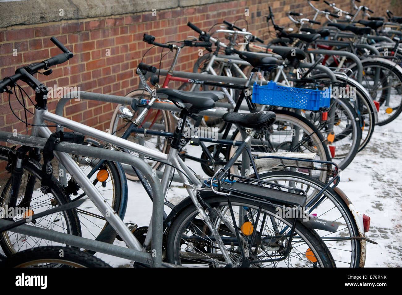chained bikes