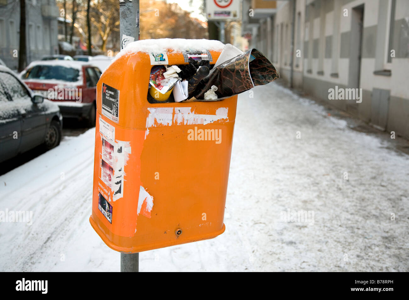 orange bin Stock Photo Alamy