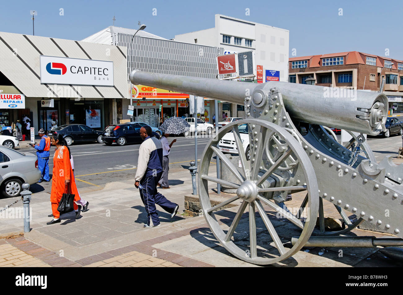 Cannon from the Boer War, city of Ladysmith, KwazuluNatal, South