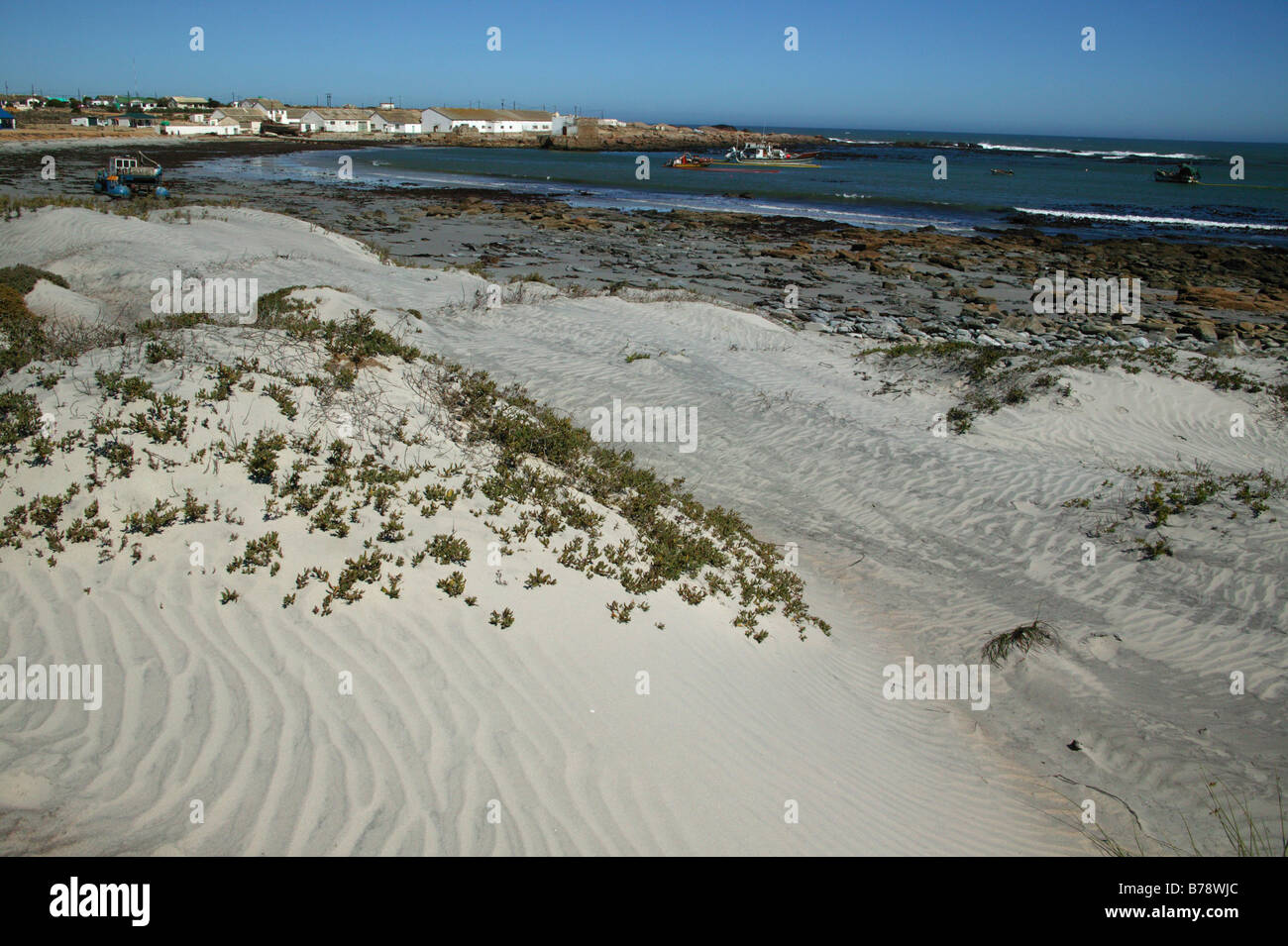 Hondeklipbaai on the west coast of Namibia Stock Photo
