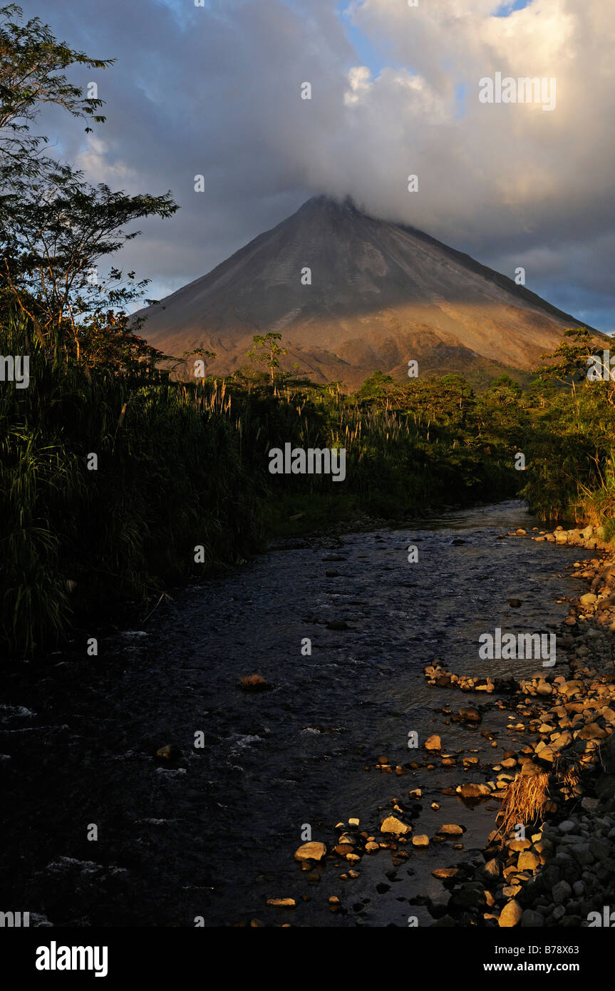 Arenal Volcano, Costa Rica, Central America Stock Photo