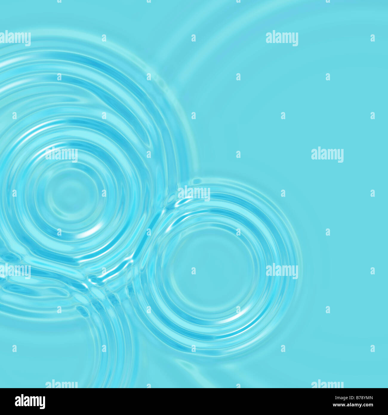 abstract blue water ripple background Stock Photo