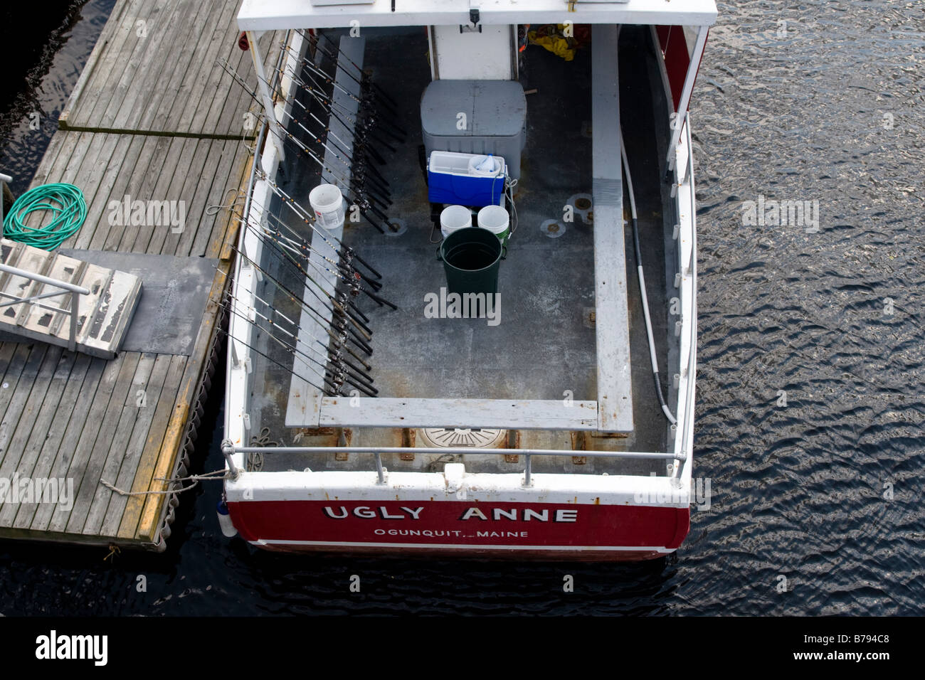 Lobster Boat at Perkins Cove Ogunquit Maine ME New England United