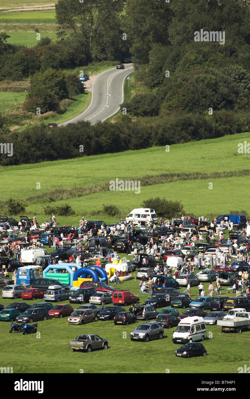 A Sunday morning car boot sale ShorehamBySea, West Sussex Stock Photo Alamy