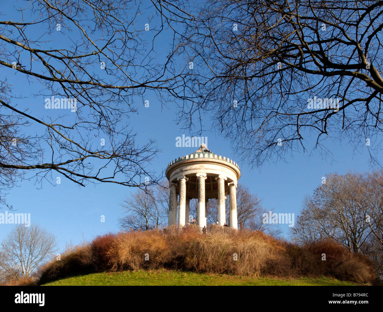 Monopteros English Garden Munich Germany Stock Photo