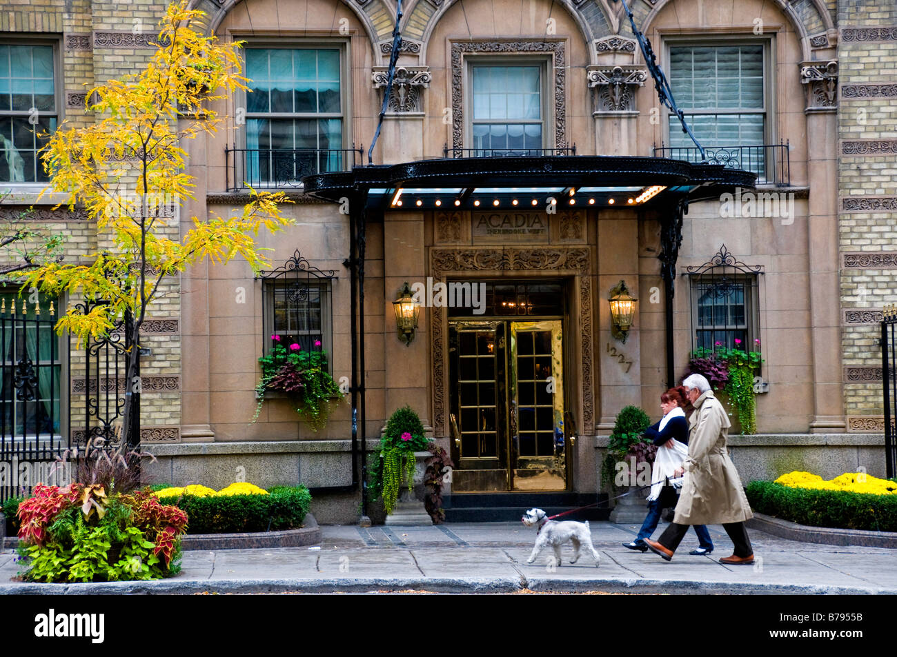 English influenced architecture in downtown Montreal on Sherbrooke street Stock Photo