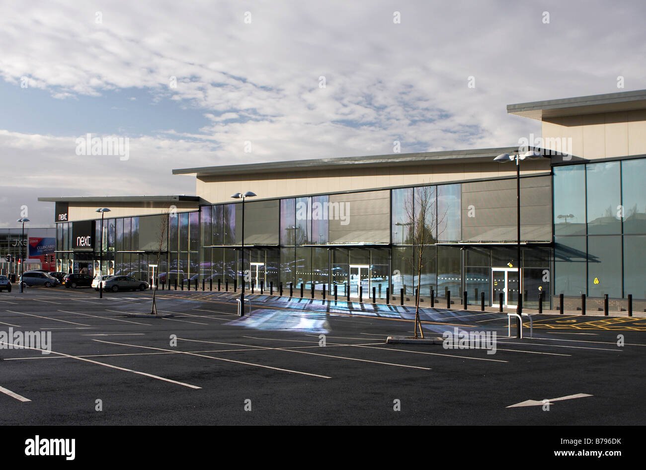 Brand new retail units sit empty and un let months after being built at