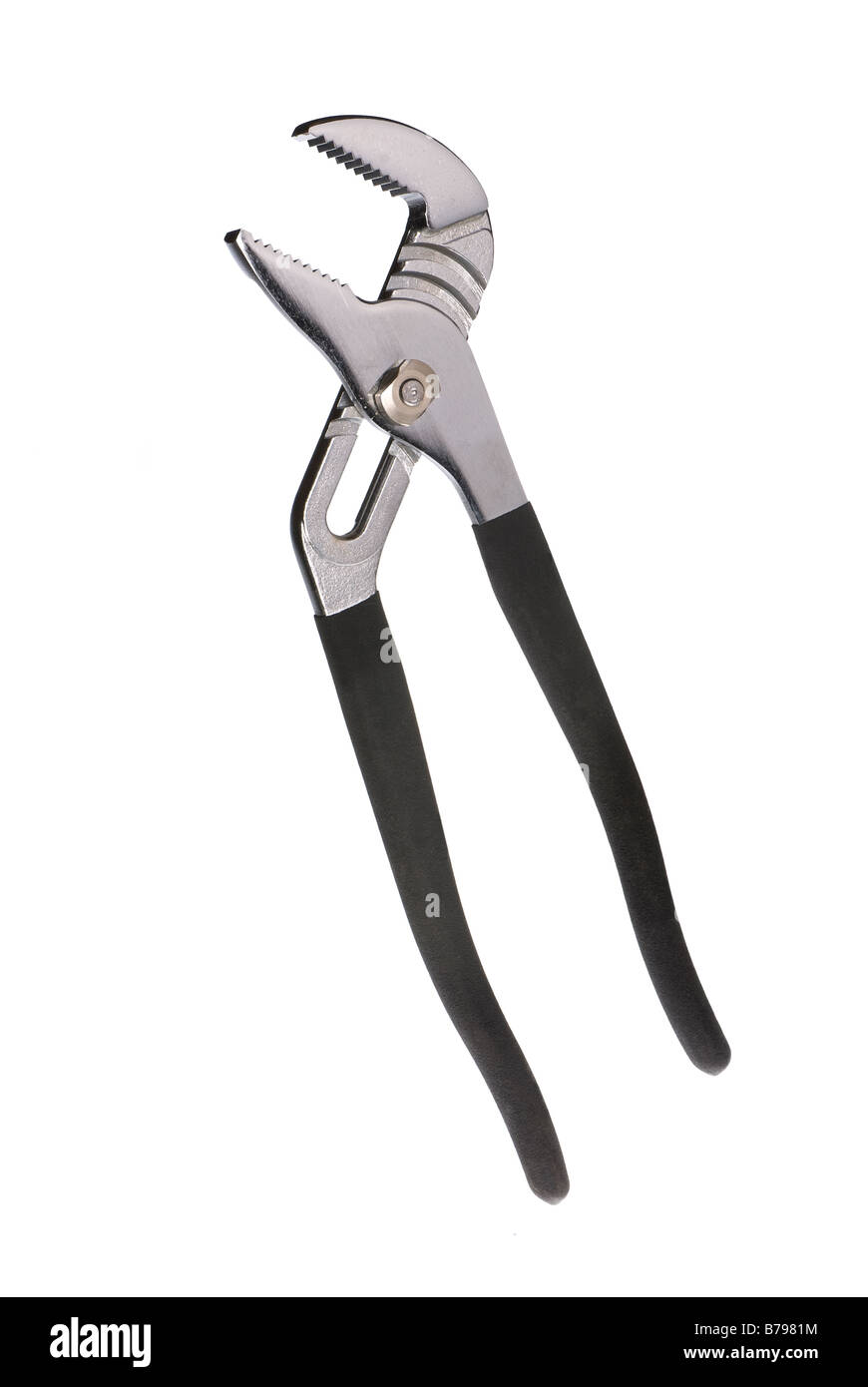 New channel lock pliers with sponge grips Stock Photo Alamy