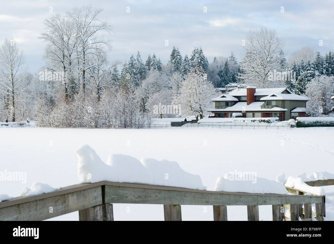 Abbotsford house snow hires stock photography and images Alamy