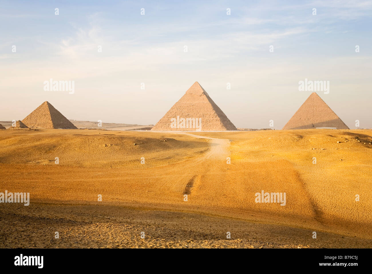 Cairo, Egypt. Pyramids of Giza Stock Photo - Alamy