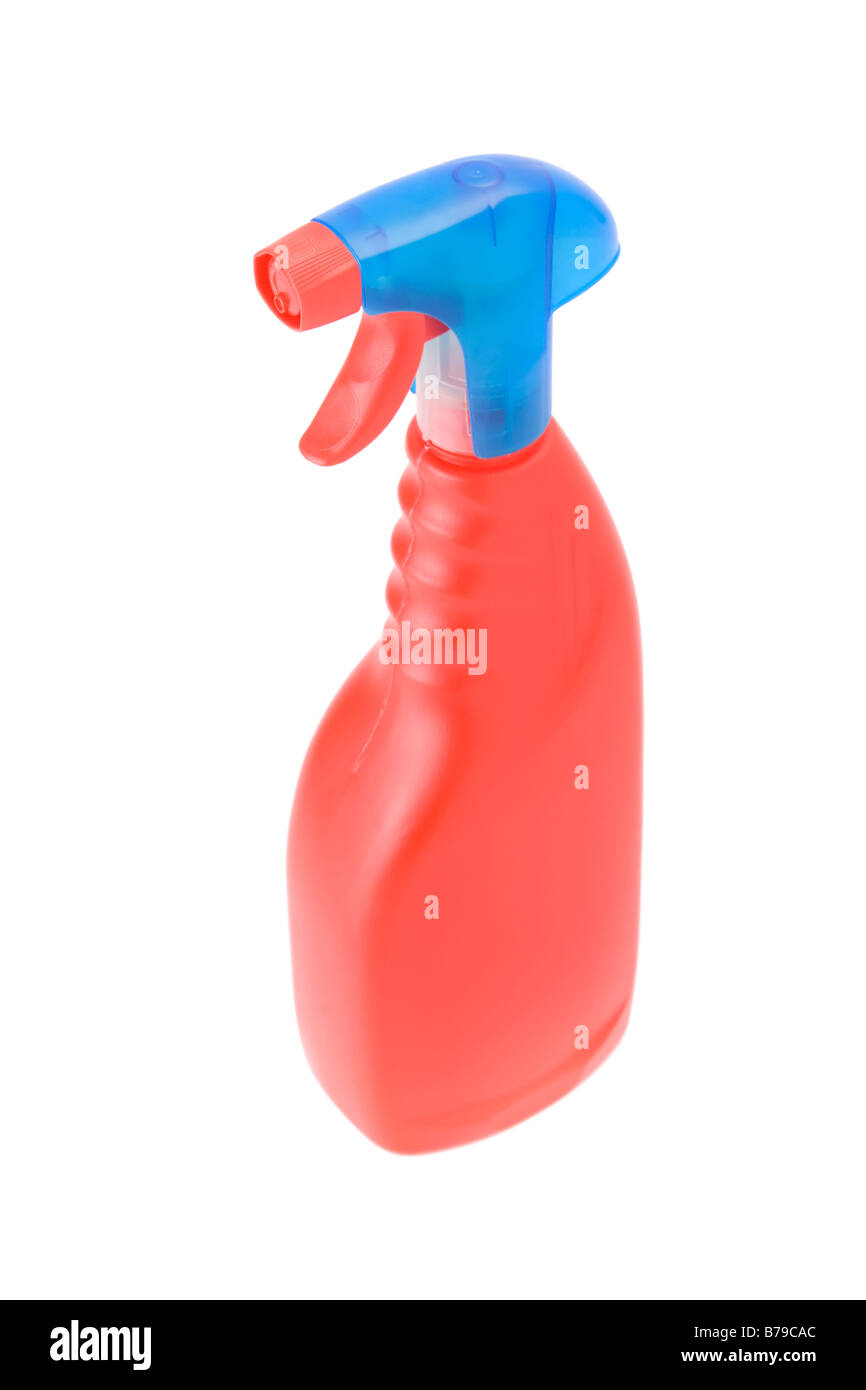 Detergent spray bottle Stock Photo