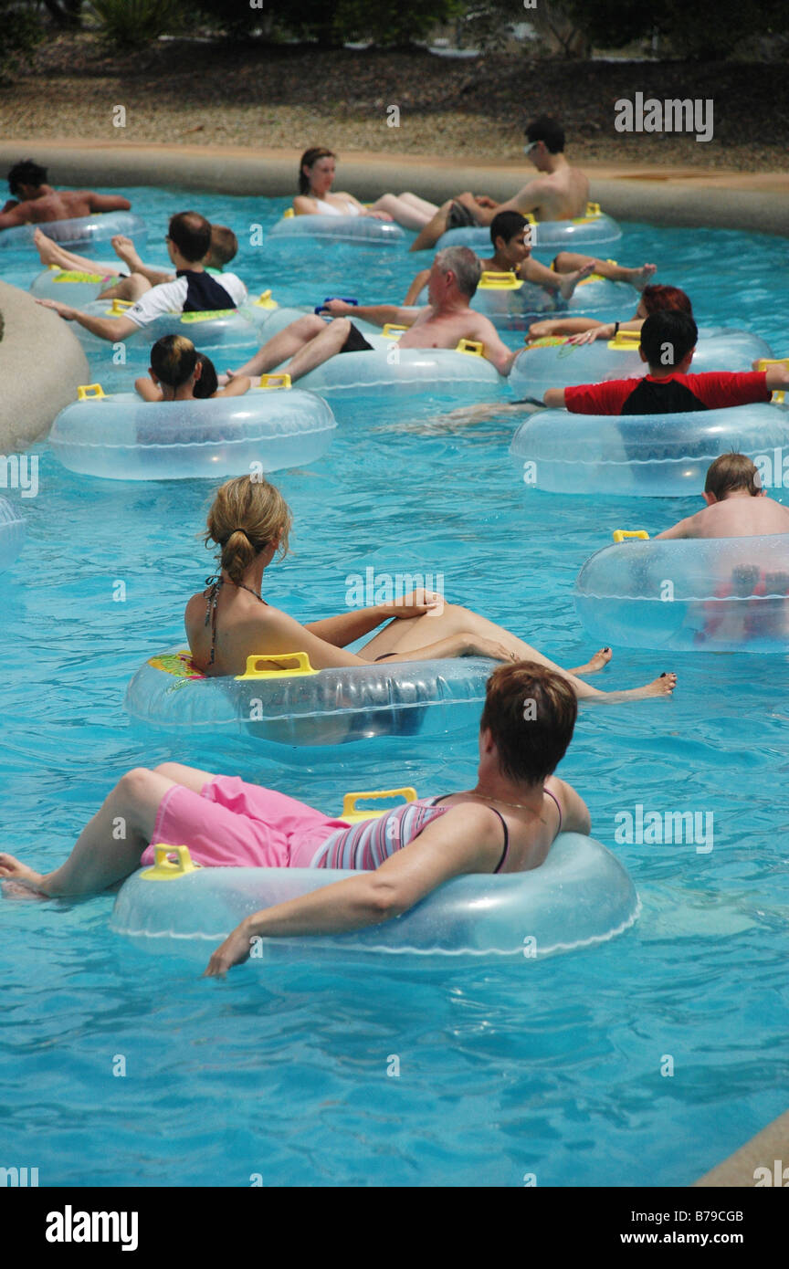tube ride water park Stock Photo Alamy